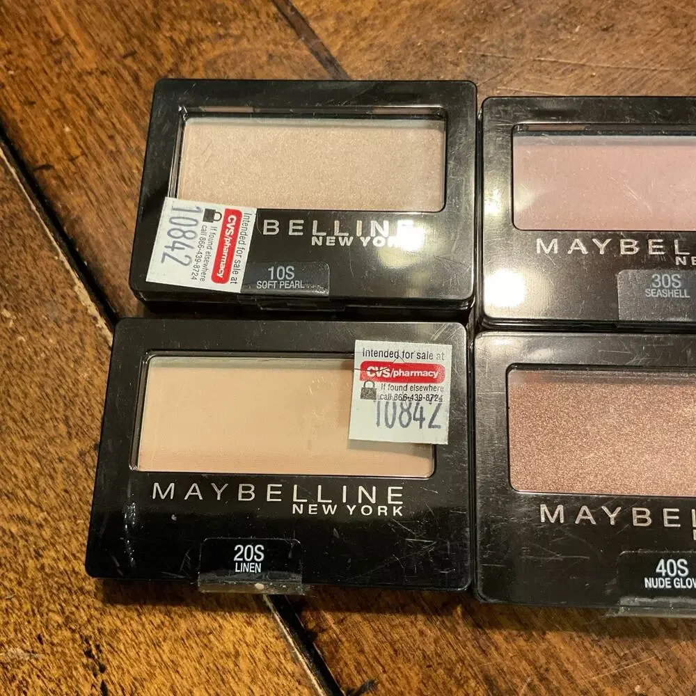 Maybelline New York Expert Wear Eyeshadow #10s,20s,30s,40s,60s, & 110s Lot Of 6